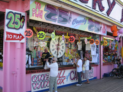 a boardwalk game of chance