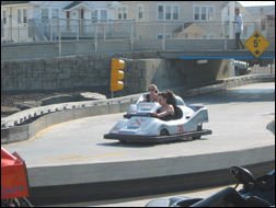 go-cart riders at Seaside Heights
